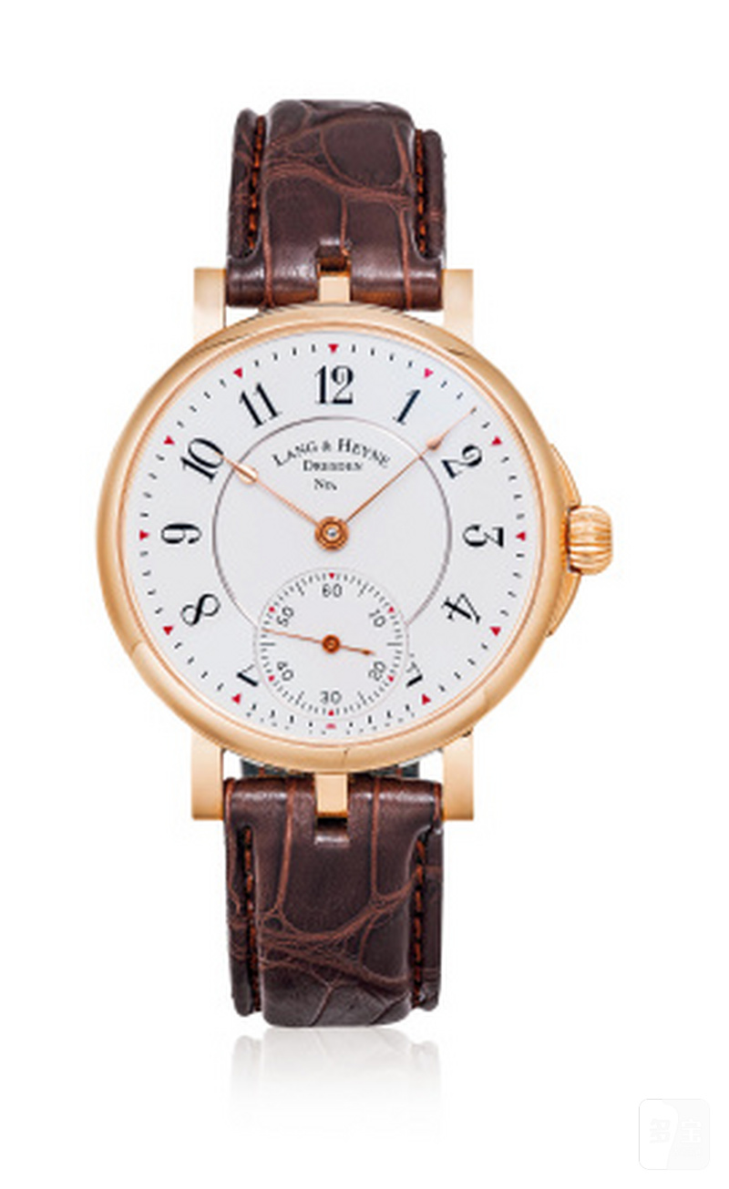 LANG & HEYNE Friedrich Ⅱ系列 18K玫瑰金手动上弦腕表 